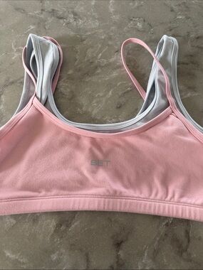 SET ACTIVE Women's Pink Sports Bralette